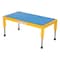 Vestil Adj. Steel Stand, 10-1/2-16-1/2 H, 19 x 36, 10.5 Overall Height, Steel, Yellow AHT-H-1936 - alternate 2